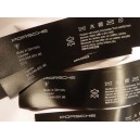Satin-Etiketten schwarz 35x65 mm