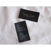 Satin sew In Labels white 30x50 mm