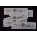 Satin Sew In labels white 15x60 mm