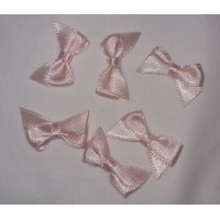 Appliques - labels - bows - Pink - rosé - small
