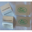 Satin sew In Labels ivory 30x40 mm