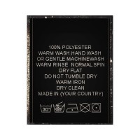 INDUSTRIAL Poly Black 30x65 mm - up to 16 lines