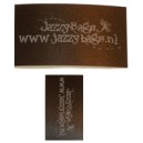 Innaai Labels Zwart Poly 75x25 mm